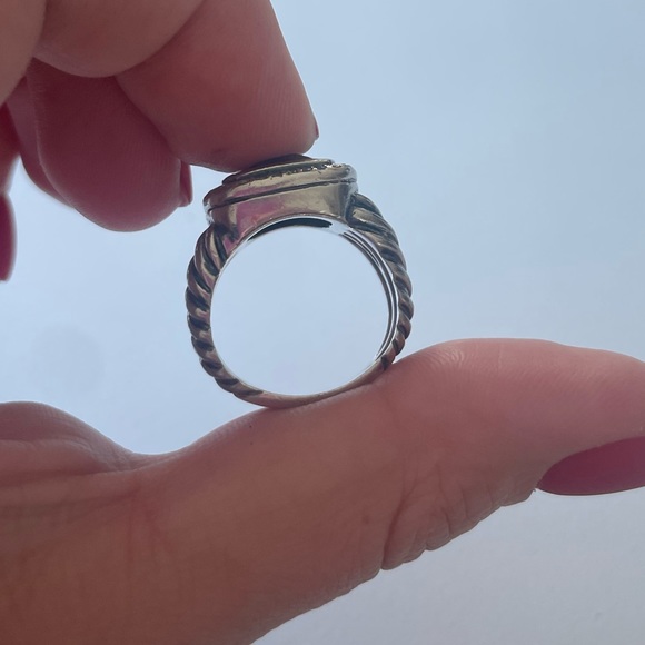 Authentic David Yurman Albion Ring With Lavender Amethyst And Diamonds - Picture 5 of 7